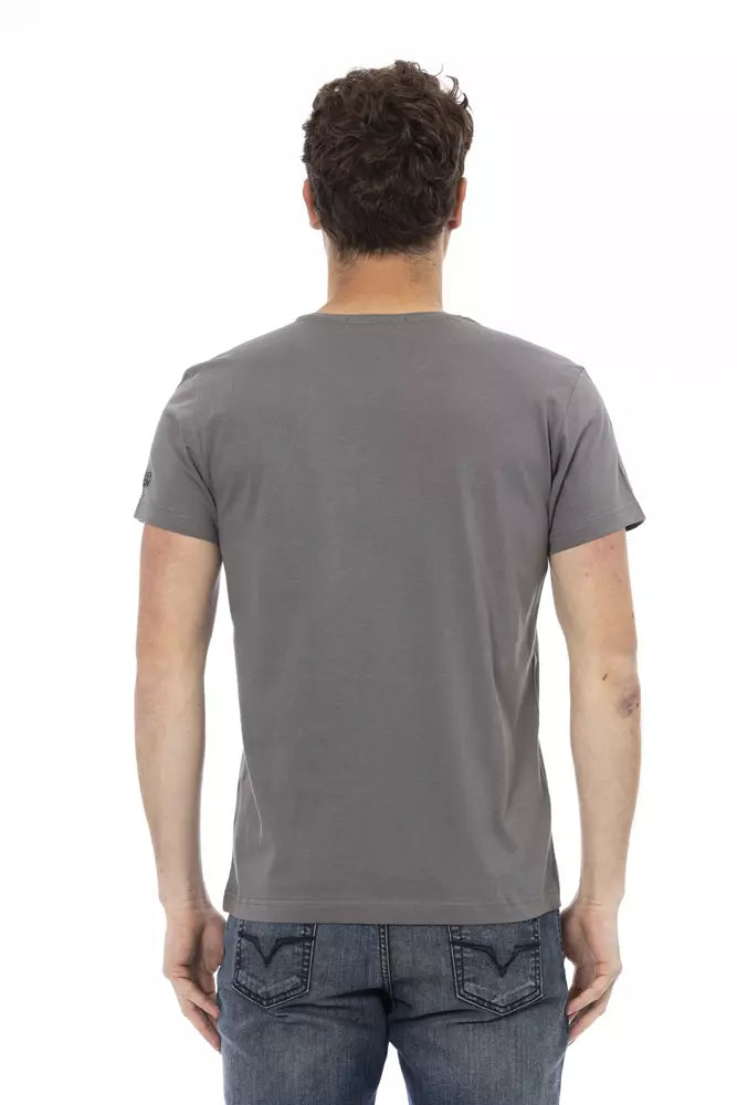 Trussardi Action Grå Bomuld Herre T-shirt