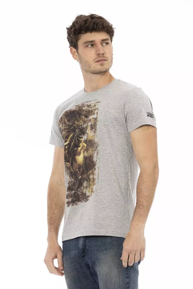 Trussardi Action Grå Bomuld Herre T-shirt