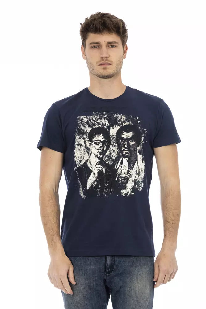 Trussardi Action Blå Bomuld Herre T-shirt