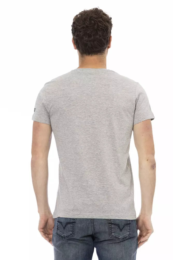 Trussardi Action Grå Bomuld Herre T-shirt