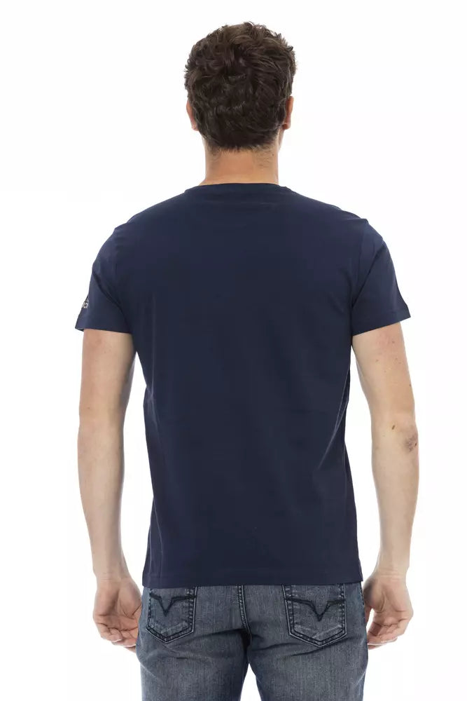 Trussardi Action Blå Bomuld Herre T-shirt