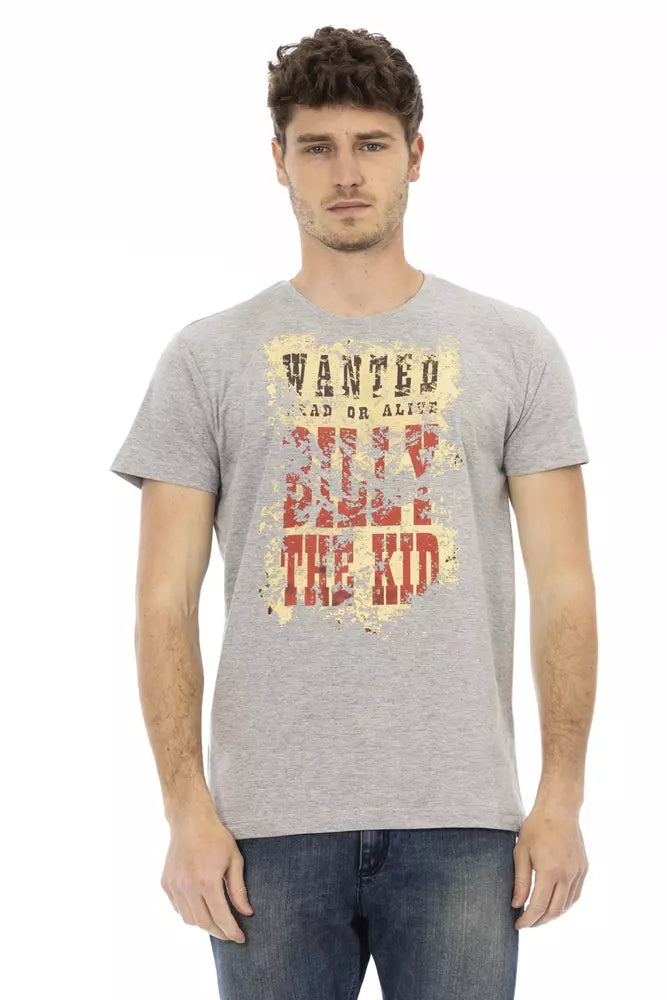 Trussardi Action Grå Bomuld Herre T-shirt