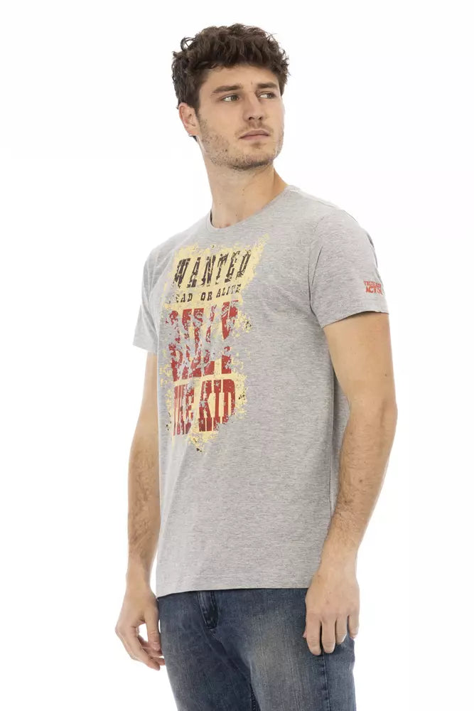 Trussardi Action Grå Bomuld Herre T-shirt