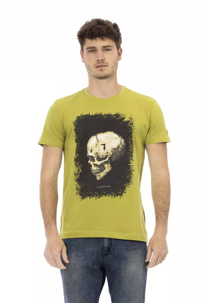 Trussardi Action Grøn Bomuld Herre T-shirt