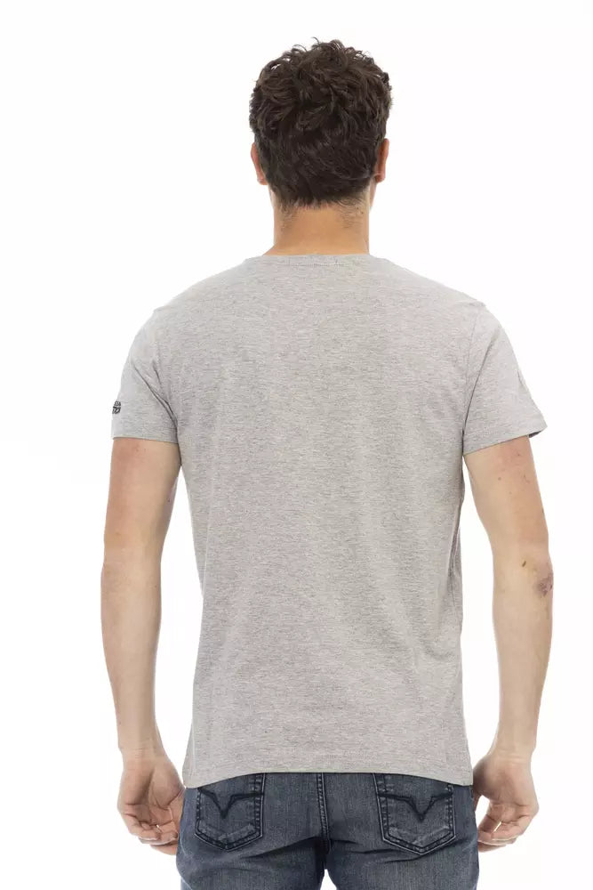 Trussardi Action Grå Bomuld Herre T-shirt