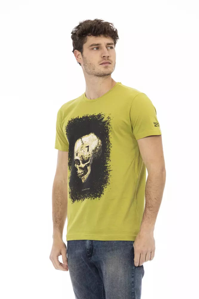 Trussardi Action Grøn Bomuld Herre T-shirt