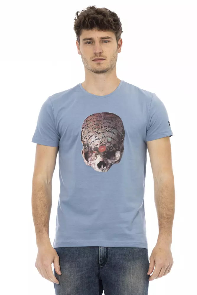 Trussardi Action Lyseblå Bomuld Herre T-shirt