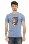 Trussardi Action Lyseblå Bomuld Herre T-shirt