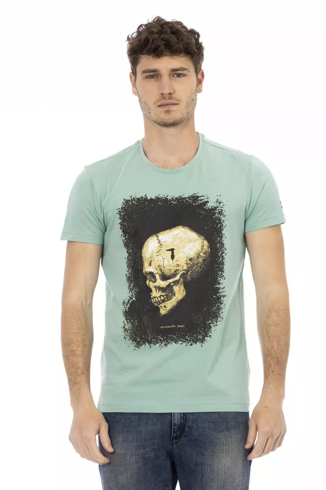 Trussardi Action Grøn Bomuld Herre T-shirt