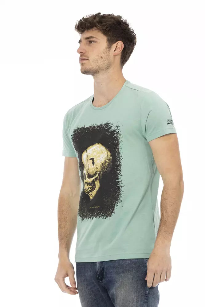 Trussardi Action Grøn Bomuld Herre T-shirt