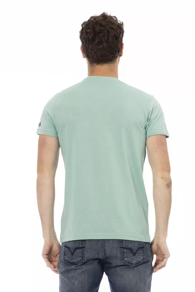 Trussardi Action Grøn Bomuld Herre T-shirt
