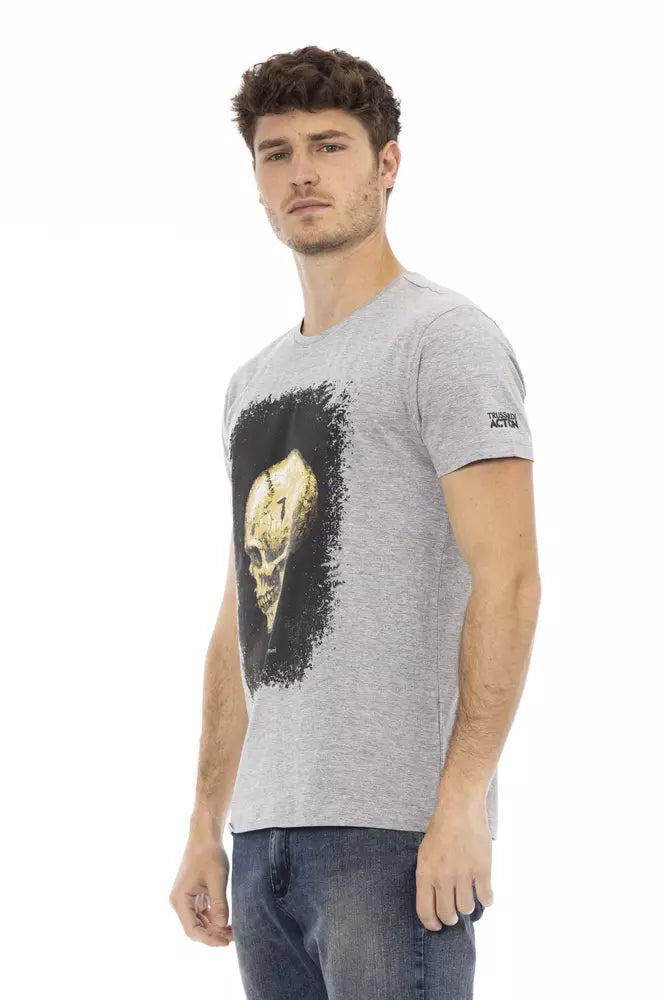Trussardi Action Grå Bomuld Herre T-shirt
