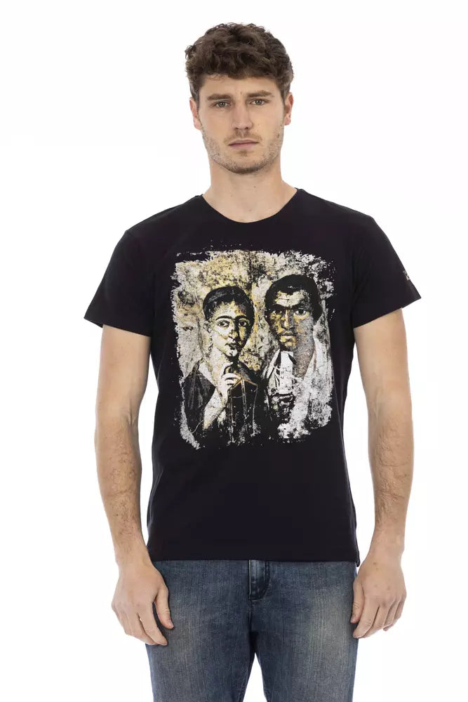 Trussardi Action sort bomuld herre T-shirt