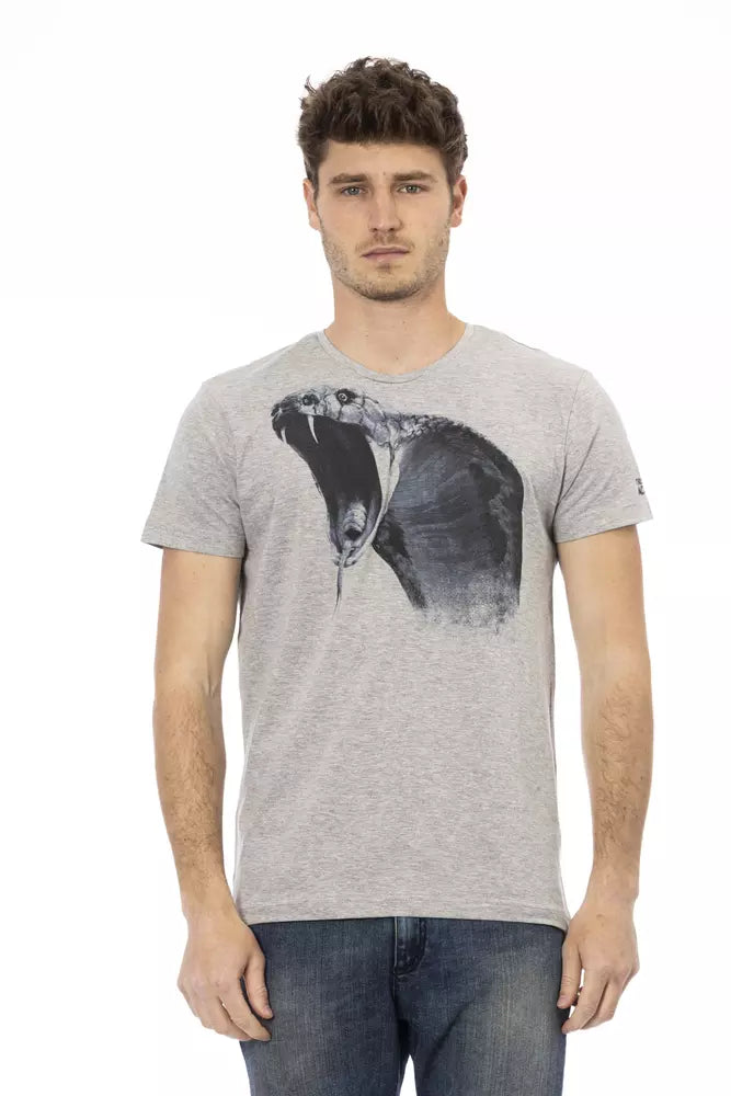 Trussardi Action Grå Bomuld Herre T-shirt