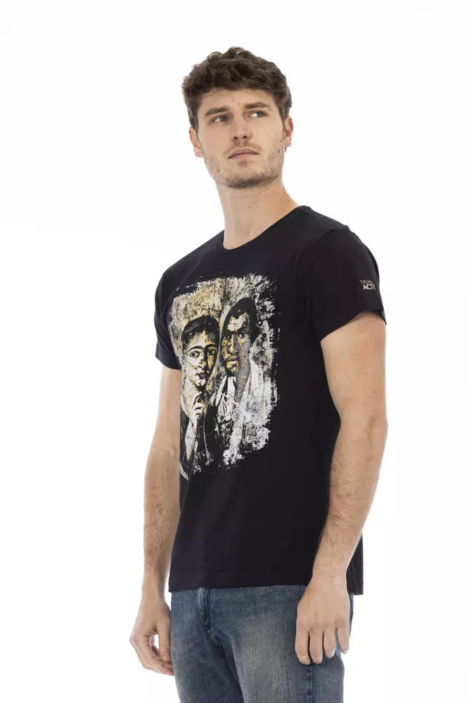 Trussardi Action sort bomuld herre T-shirt