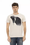 Trussardi Action Beige Bomuld Herre T-shirt