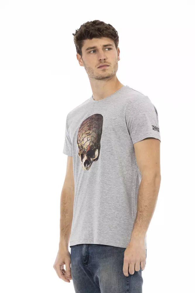 Trussardi Action Grå Bomuld Herre T-shirt