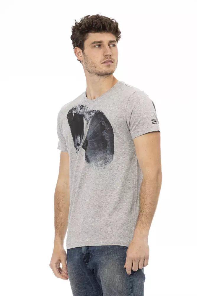 Trussardi Action Grå Bomuld Herre T-shirt