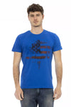 Trussardi Action Blå Bomuld Herre T-shirt