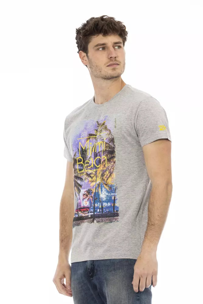 Trussardi Action Grå Bomuld Herre T-shirt