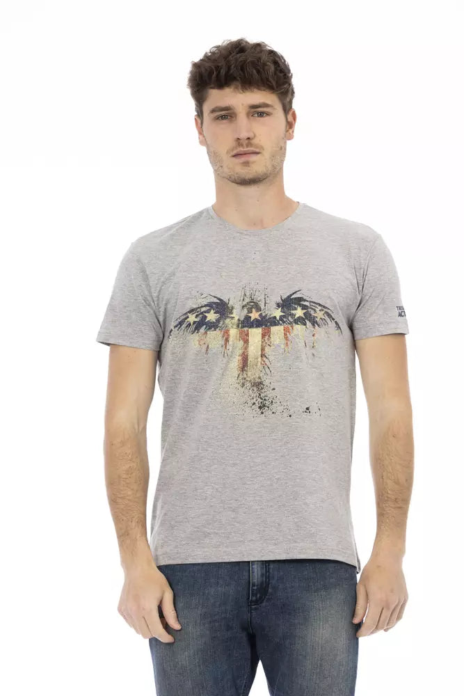 Trussardi Action Grå Bomuld Herre T-shirt