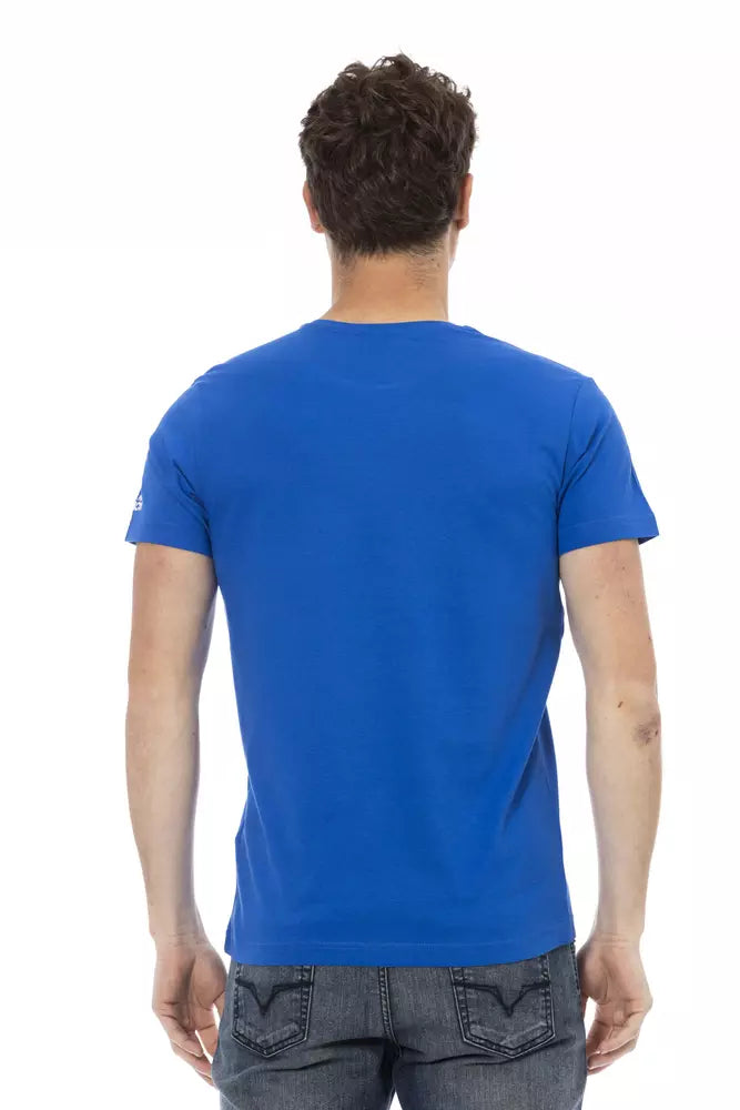 Trussardi Action Blå Bomuld Herre T-shirt