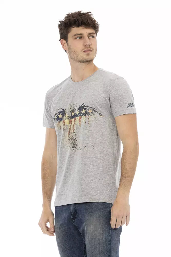 Trussardi Action Grå Bomuld Herre T-shirt