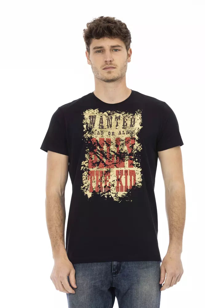Trussardi Action sort bomuld herre T-shirt
