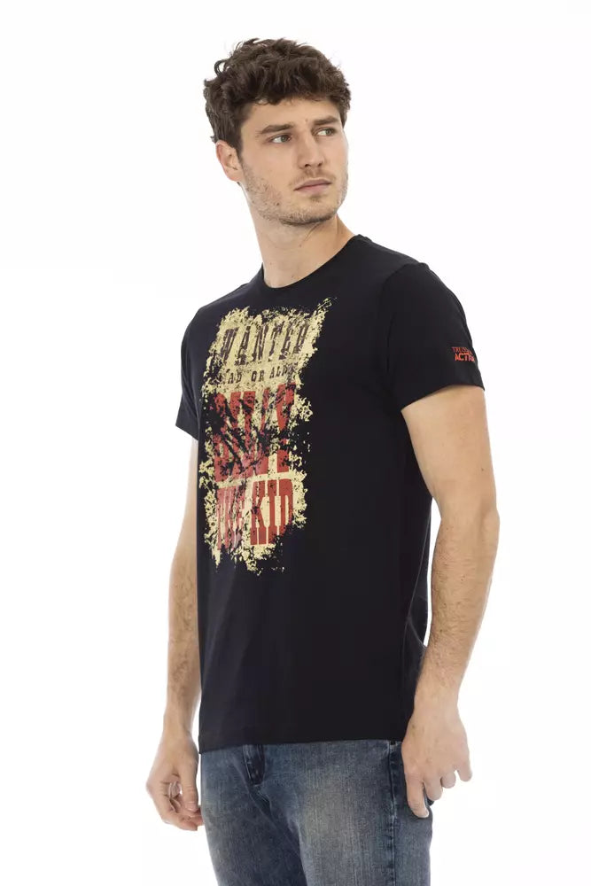 Trussardi Action sort bomuld herre T-shirt