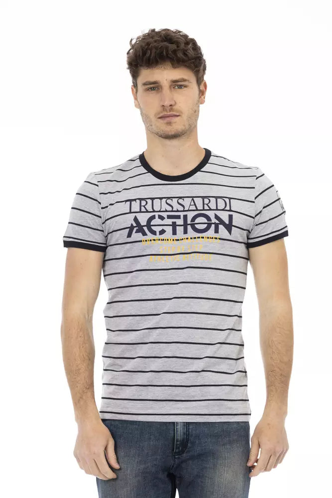 Trussardi Action Grå Bomuld Herre T-shirt