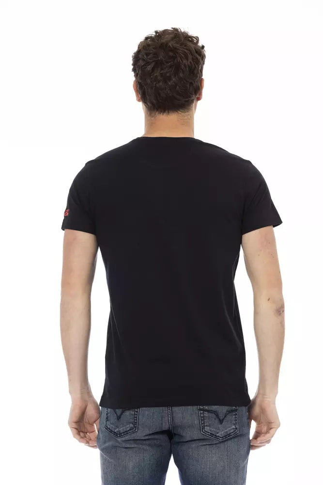 Trussardi Action sort bomuld herre T-shirt