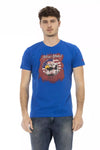 Trussardi Action Blå Bomuld Herre T-shirt