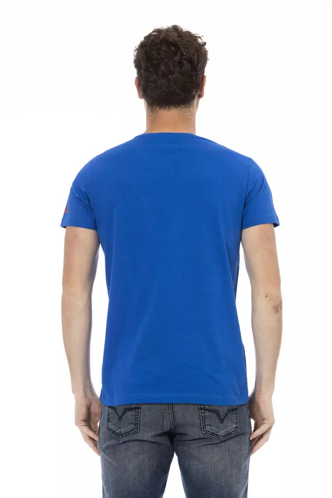 Trussardi Action Blå Bomuld Herre T-shirt