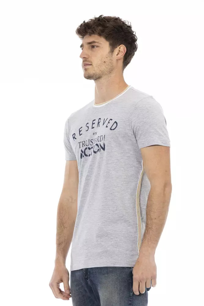 Trussardi Action Grå Bomuld Herre T-shirt
