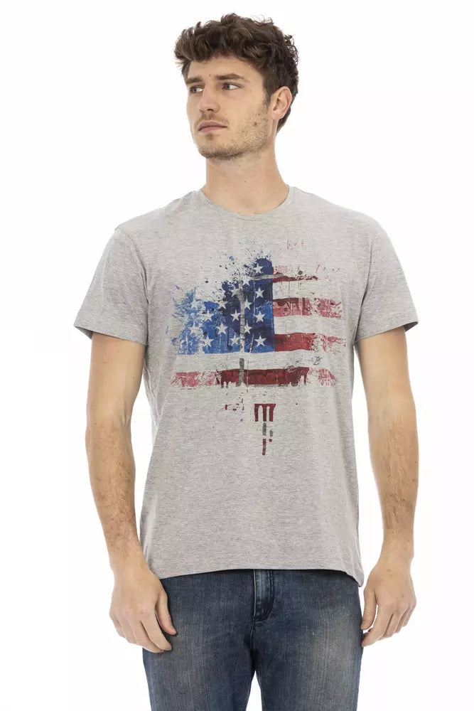 Trussardi Action Grå Bomuld Herre T-shirt