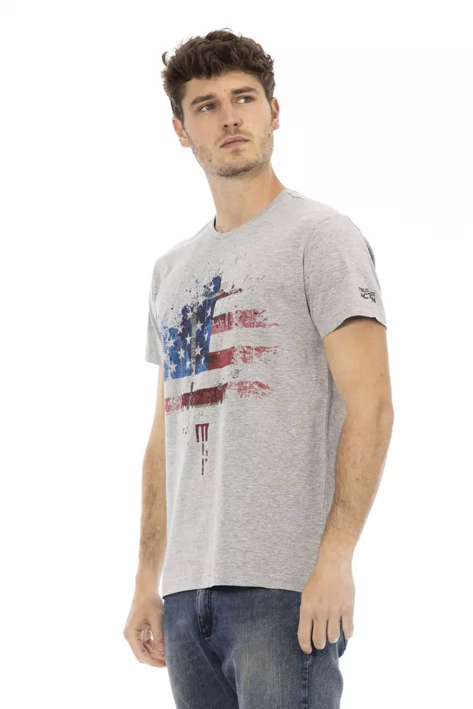 Trussardi Action Grå Bomuld Herre T-shirt