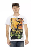 Trussardi Action Hvid Bomuld Herre T-shirt