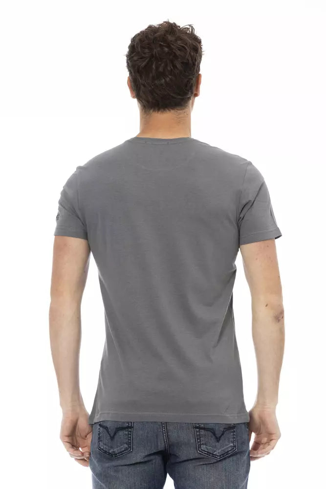 Trussardi Action Grå Bomuld Herre T-shirt
