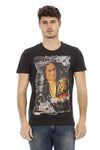 Trussardi Action sort bomuld herre T-shirt