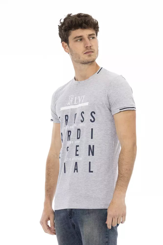 Trussardi Action Grå Bomuld Herre T-shirt