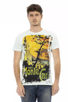 Trussardi Action Lyseblå Bomuld Herre T-shirt