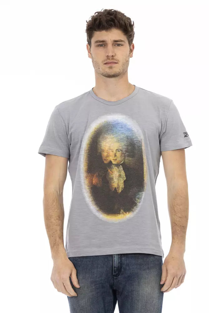 Trussardi Action Grå Bomuld Herre T-shirt