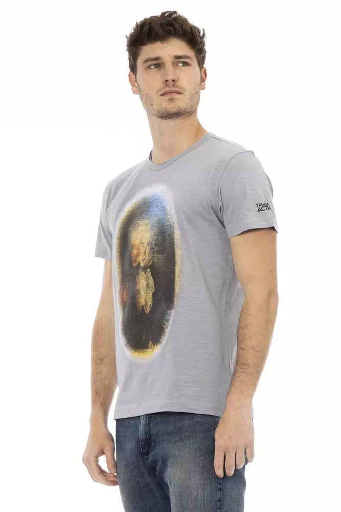 Trussardi Action Grå Bomuld Herre T-shirt