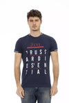 Trussardi Action Blå Bomuld Herre T-shirt