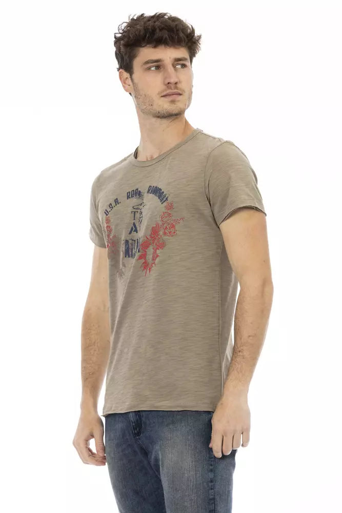 Trussardi Action Grøn Bomuld Herre T-shirt