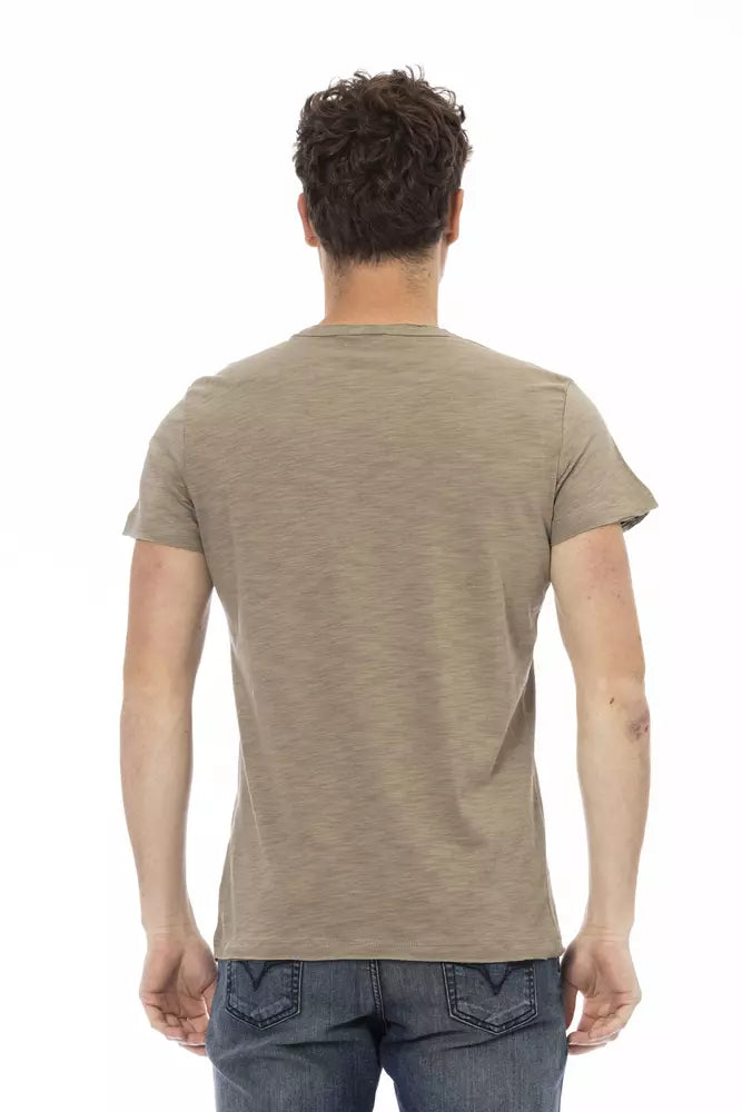 Trussardi Action Grøn Bomuld Herre T-shirt