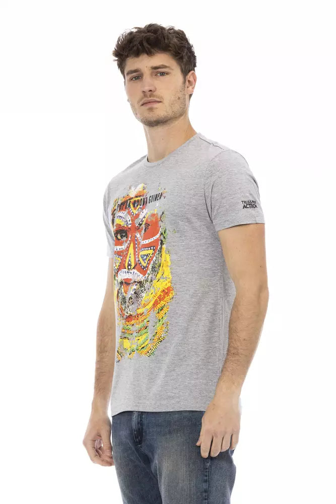 Trussardi Action Grå Bomuld Herre T-shirt