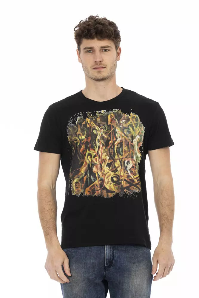 Trussardi Action sort bomuld herre T-shirt