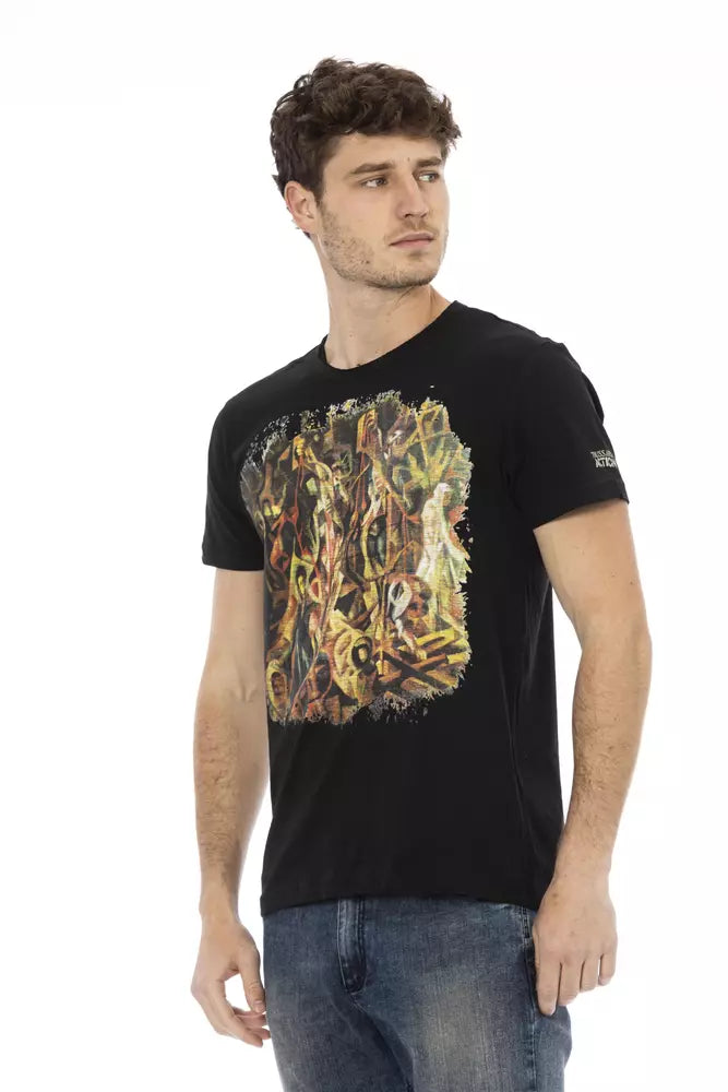 Trussardi Action sort bomuld herre T-shirt