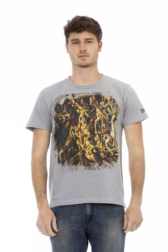 Trussardi Action Grå Bomuld Herre T-shirt
